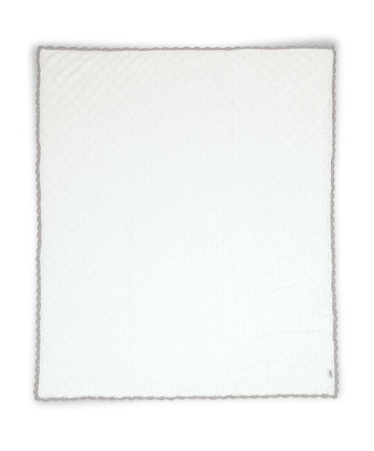 Mamas & Papas Welcome To The World Pointelle Knitted Blanket White